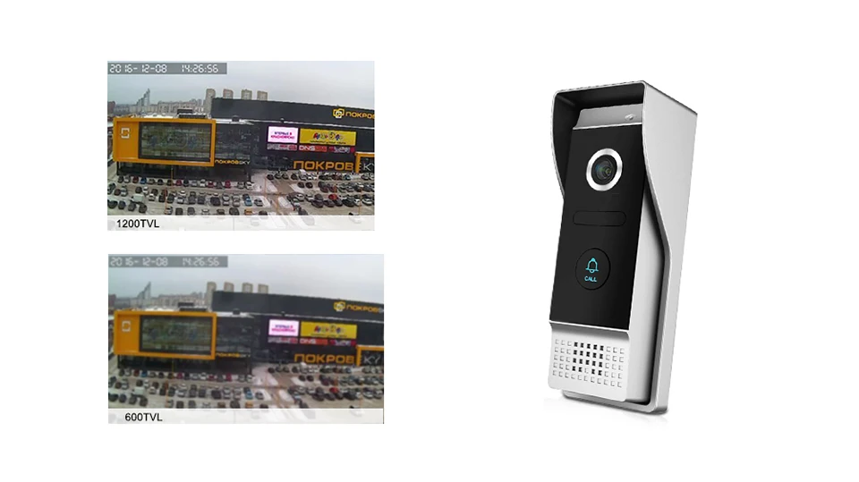 JeaTone 10" 4-wired Door Phone Video Intercom Video doorbell monitor Intercom + Extra 1200TVL Security Camera Waterproof System