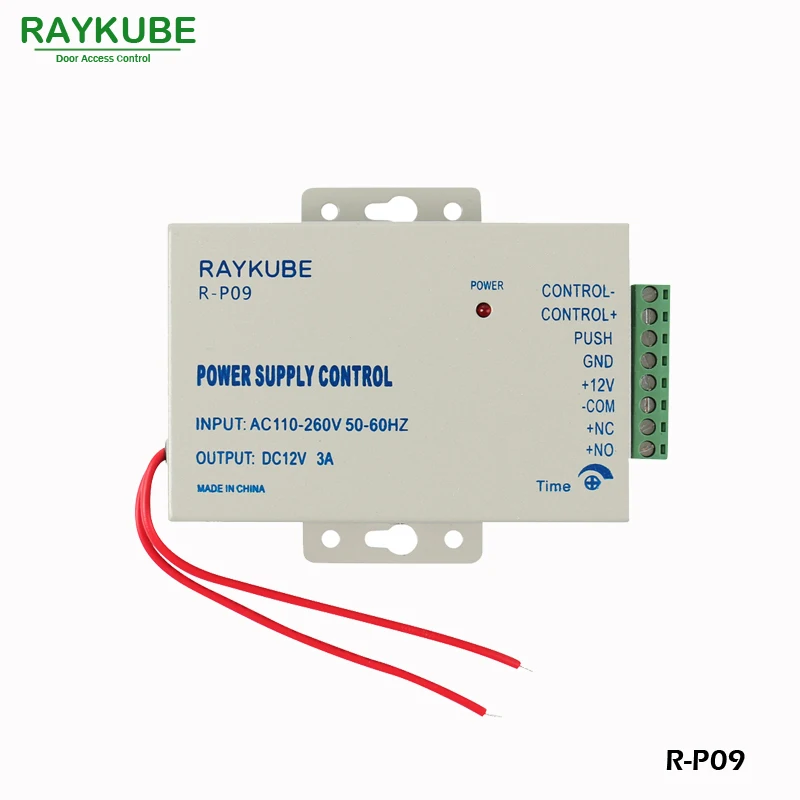 RAYKUBE RFID система контроля доступа двери DIY комплект с Электронный магнитный замок 12 В 3A блок питания сенсорная клавиатура доступа