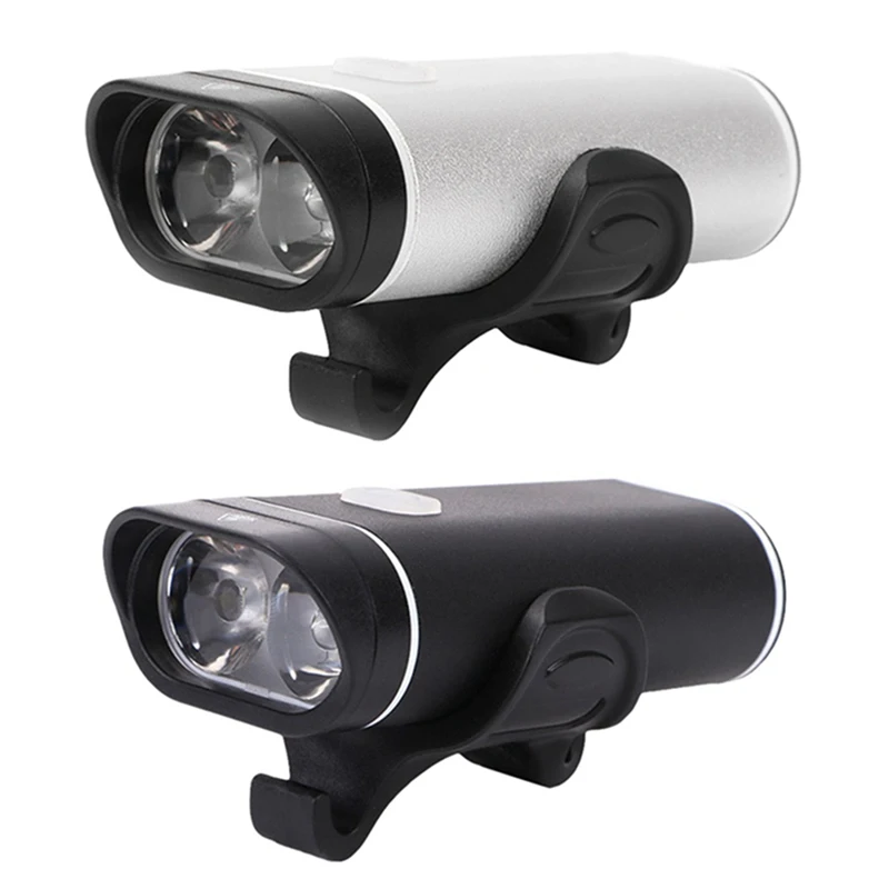 

Portable Usb Rechargeable Bike Light Front Handlebar Cycling Led Light Battery Flashlight Headlight Bicycle Accessories Pro
