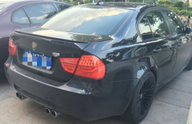 Для Bmw 3 серии E90 спойлер 318i 320i 325i ABS Материал автомобильный на задний багажник
