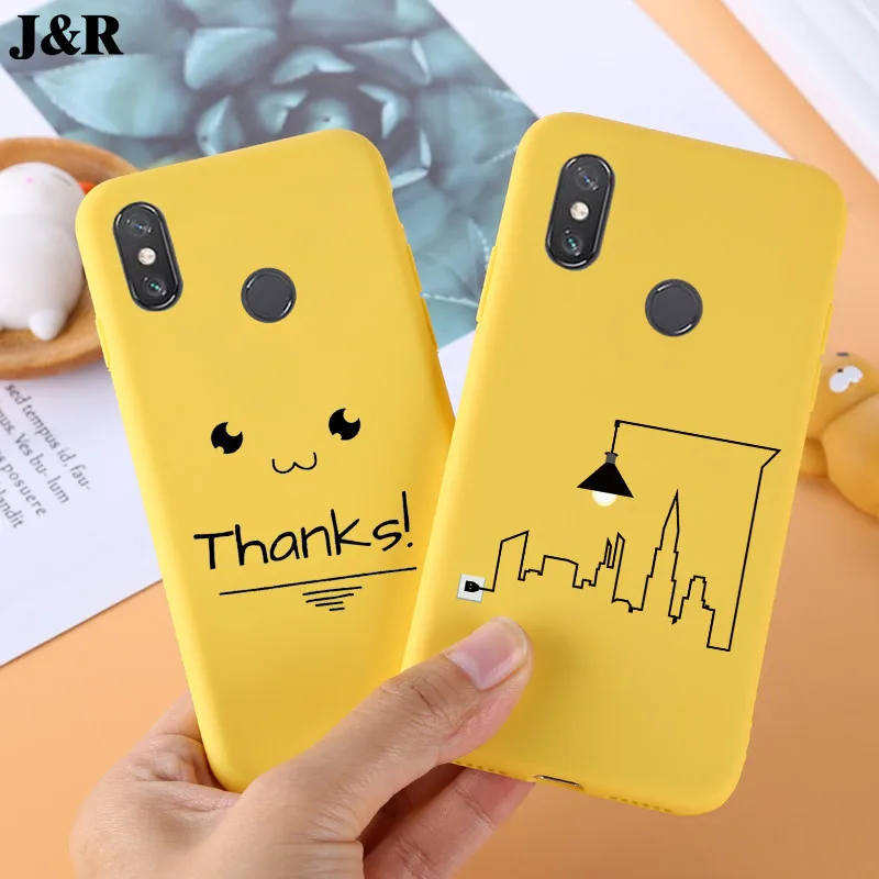 Case Cover for Xiaomi Mi Max 3 Case Max3 Cases Soft Silicone TPU Yellow Coque Capa For Xiaomi Max 3 Back Covers Phone Bags
