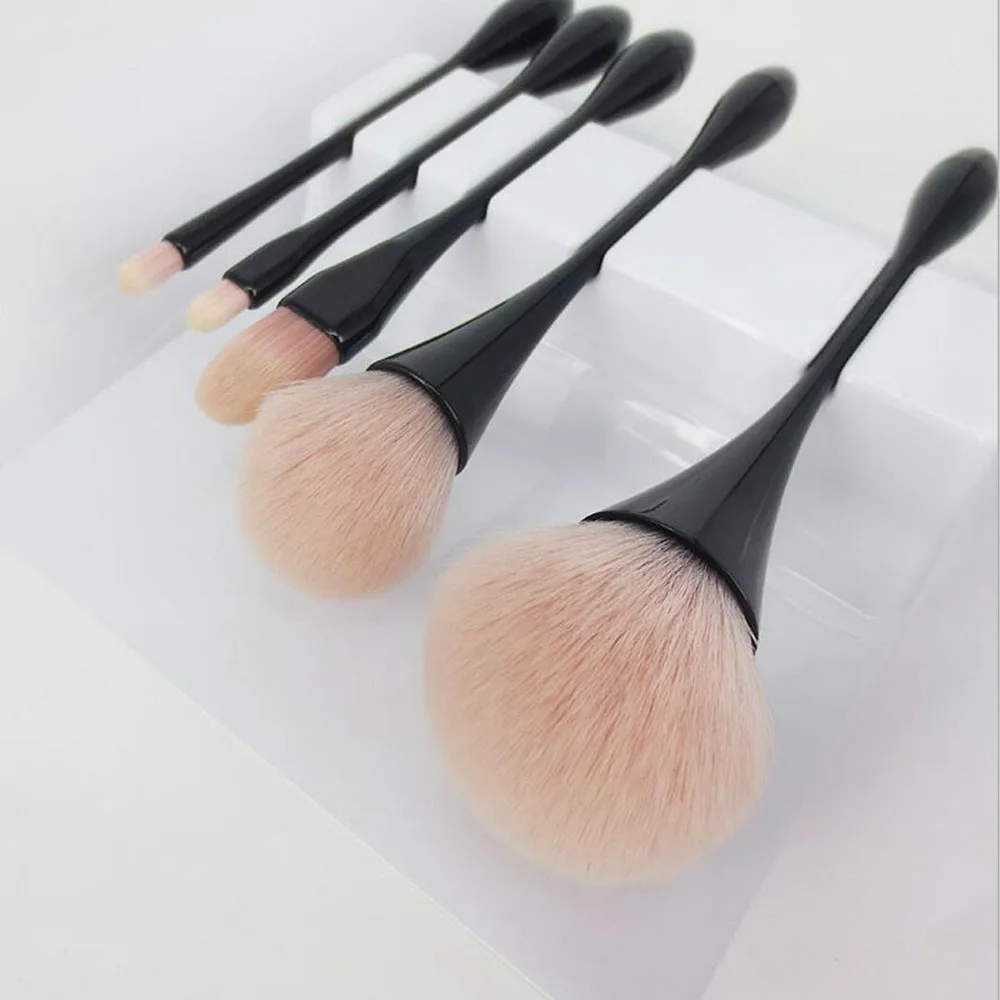 

Coshine High Quality 5pcs/set Mermaid Professional Nylon Makeup Brush Professional Foundation Powder Cream Blush Brush Kits
