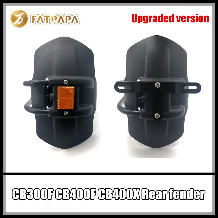 

Upgraded version - Motorcycle License plate frame Night light Rear Fender FOR HONDA CB300F CB400F CB400X CB300 CB400 X F