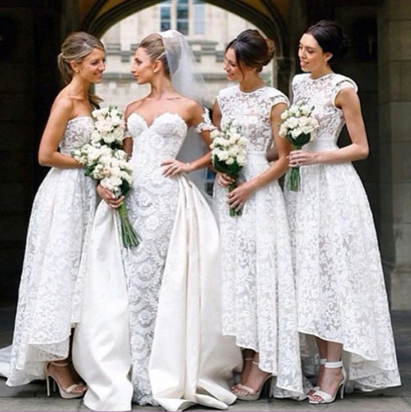 high low bridesmaid