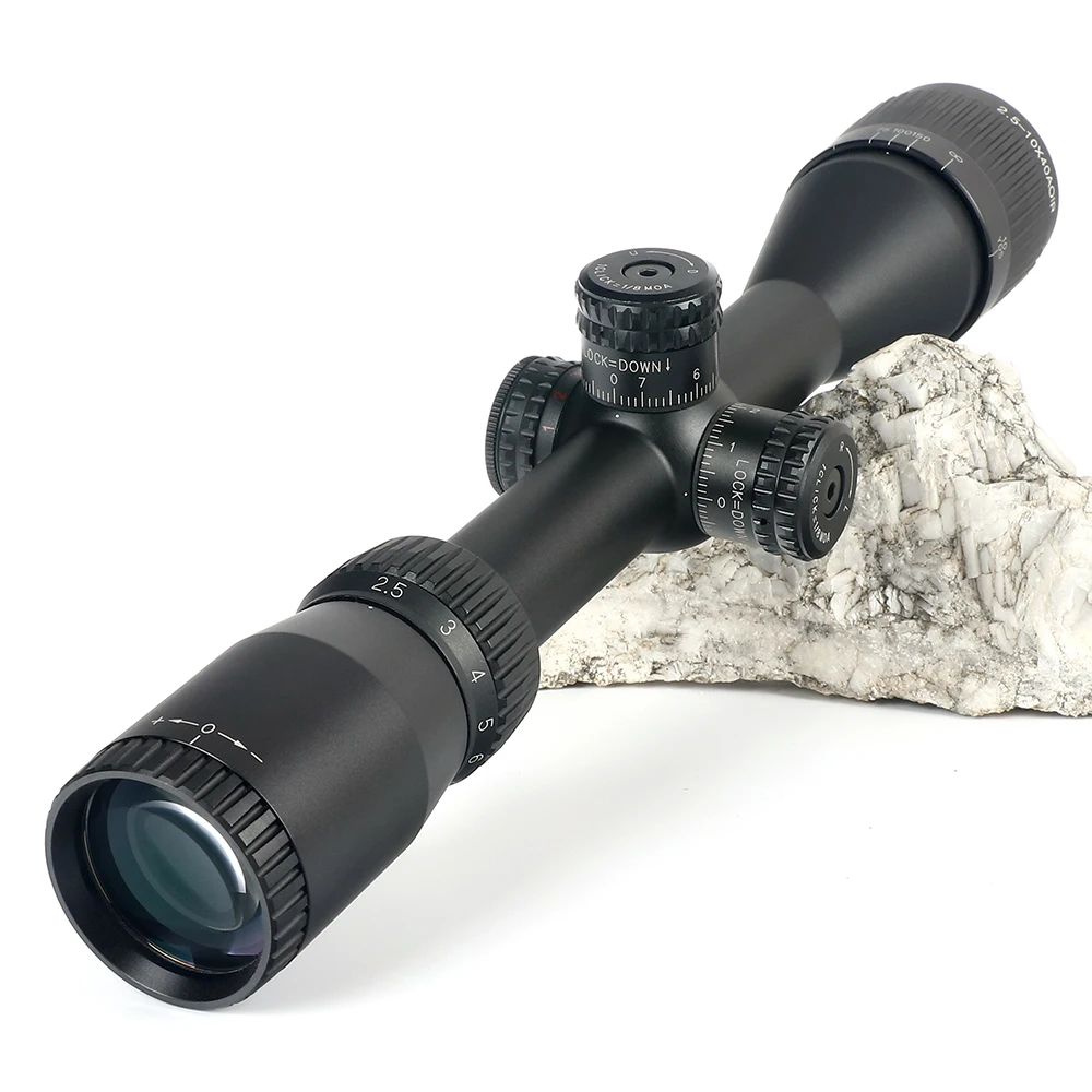 Ohhunt 2 5 10X40 aлампа Охотничья модель полумил ДОТ R/G/B светящаяся сетка редуктор сброс