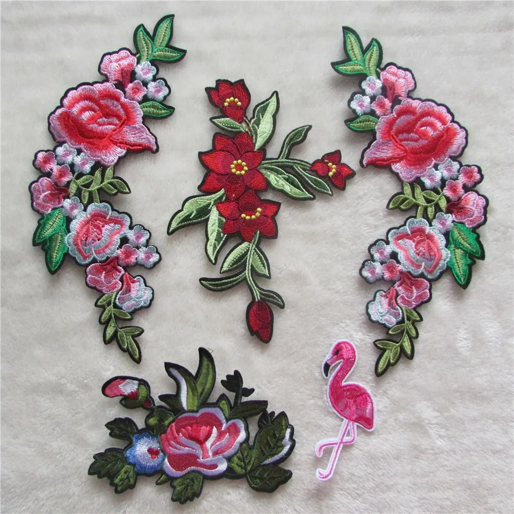 New arrive fashion style hot melt adhesive applique embroidery patches New arrive fashion style hot melt adhesive applique embroidery patches