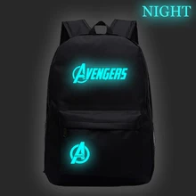 Mochila походный рюкзак 16N Mujer холщовая школьная сумка светящаяся эндигра Книга сумка мода супер герой ноутбук путешествия Bookbag