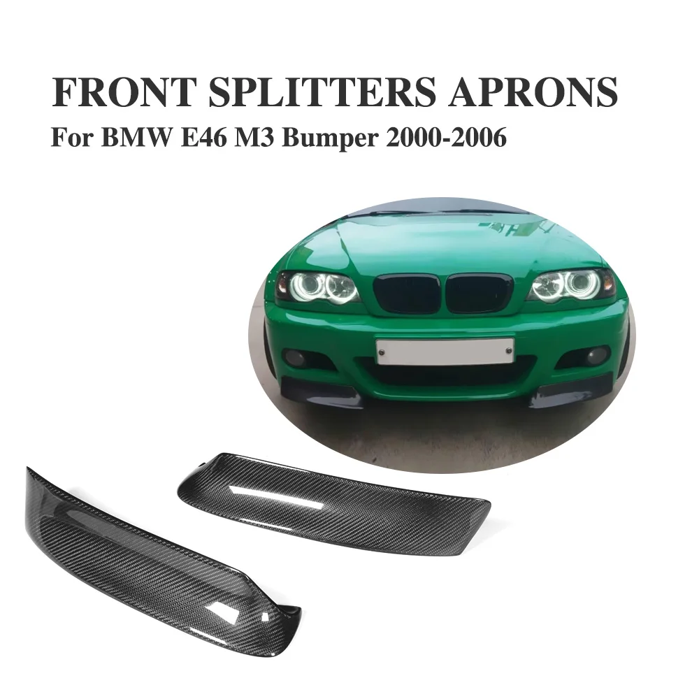 Buy Carbon Fiber Front Bumper Splitters Covers Trims