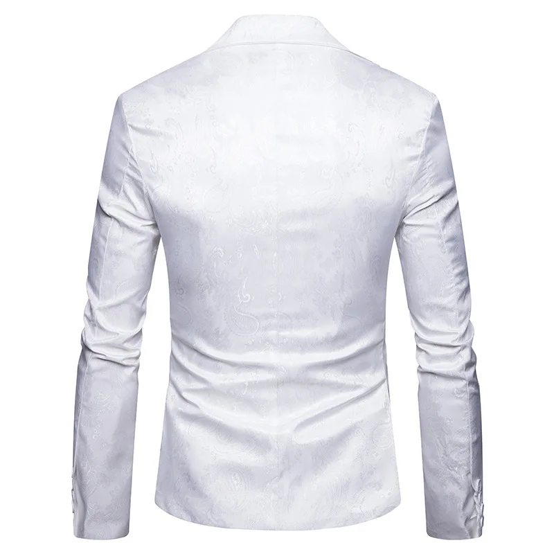 2019 демисезонный новый для мужчин кешью цветы бизнес повседневное Блейзер Masculino Мода Высокое качество костюмы бренд мужской пиджак