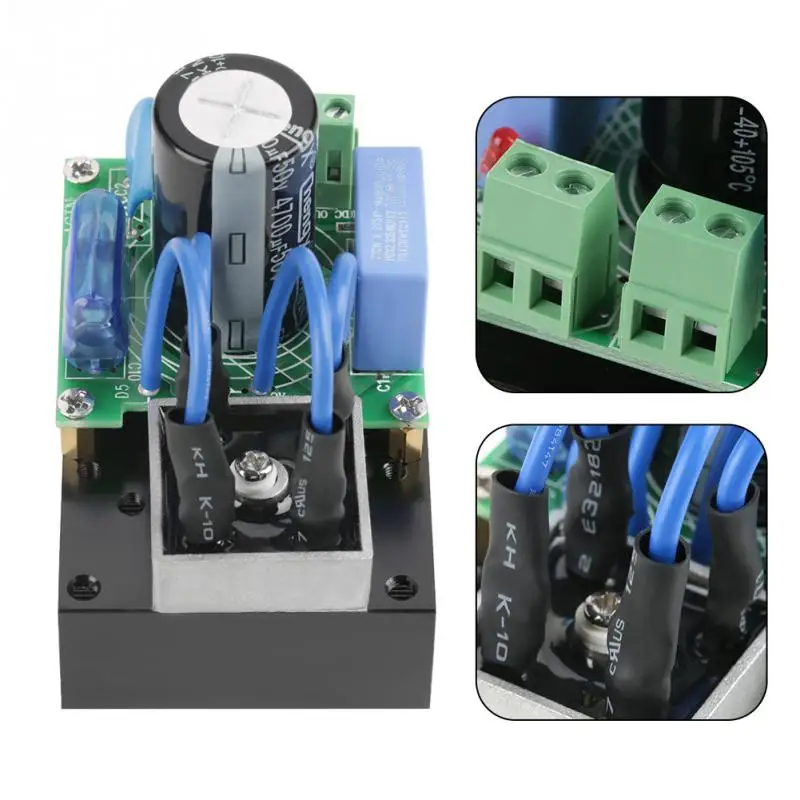 

1 pcs Multiple Protection Rectifier Board Module Rectifier 5-34VAC to 7-50VDC Rectifier Module Universal AC-DC Converter Board