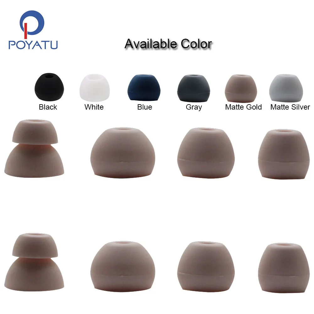 POYATU Replacement Silicone Ear Tips 