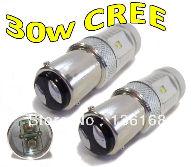 

Ampoule LED 12/24 V CREE Chips Led 380 1156 Blanc 30W BAY15D En Paire