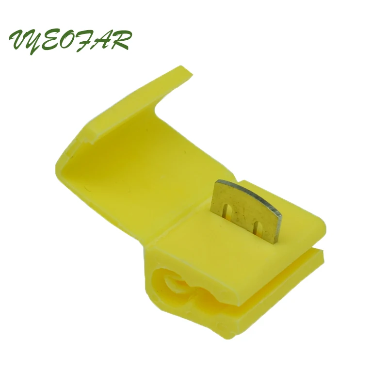 10 x Yellow Scotchlock Quick Splice Connectors 4-6mm² Cross Section