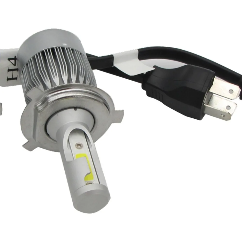 2X lights 55W 4600LM H4 Chipy LED lights Car LED lights beam COB ... 2X lights 55W 4600LM H4 Chipy LED lights Car LED lights beam COB ...