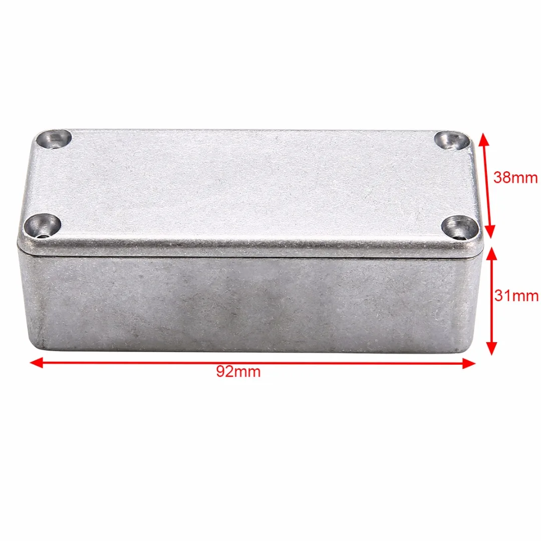 Алюминиевый корпус Hammond Diecast Stompbox Electronic Project чехол 92x38x31 мм серебристый 1590A 1 шт.|case