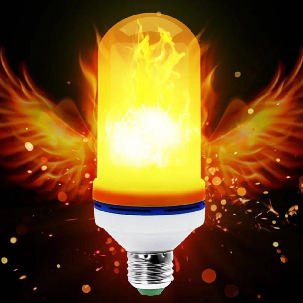 

E27/G4 AC 85-265V LED Flame Effect Fire Light Bulb 2835SMD Vintage Decorative Lamp Flickering Emulation Decor Lamp for Festival