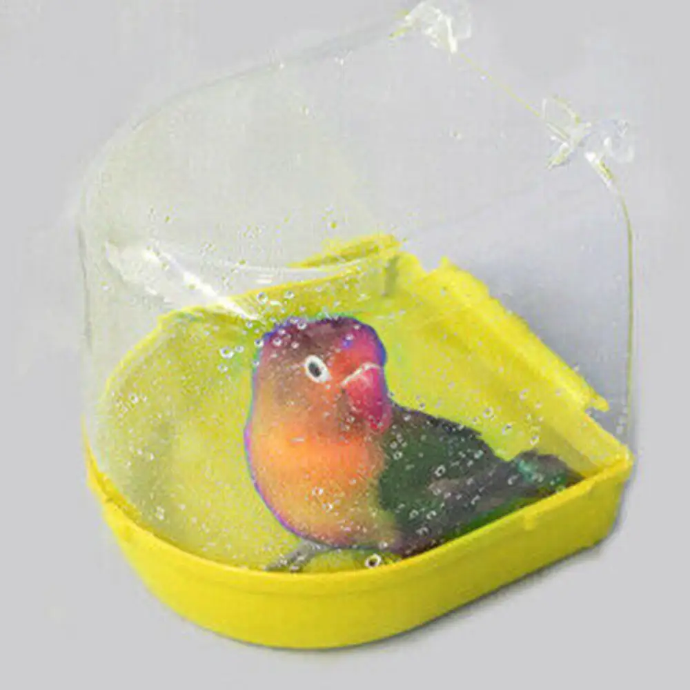 Кормушки для птиц водяная ванна для домашних животных клетка для попугая Ванна клетка для птиц подвесная миска товары для домашних животных