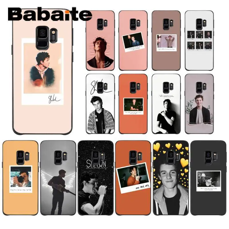 

Babaite Fondos shawn mendes Customer High Quality Phone Case for Samsung Galaxy S9 plus S7 edge S6 edge plus S5 S8 plus case