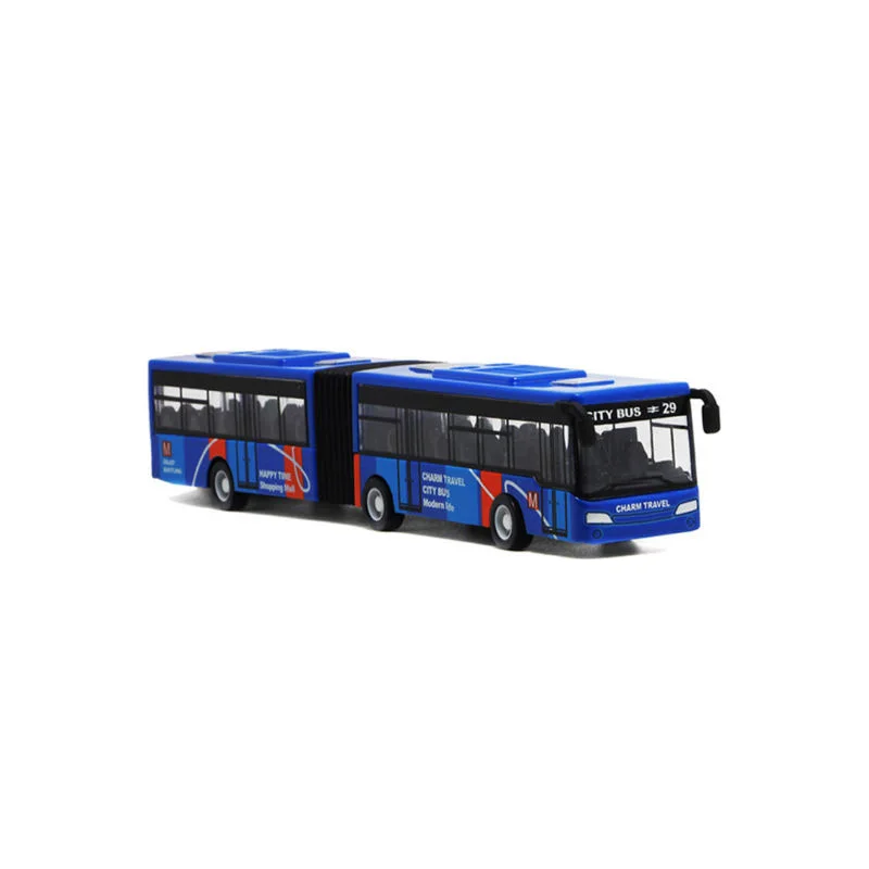 

^1:64 Scale 18cm Baby Pull Back Shuttle Bus Toy Children Diecast Models Bus Toy^