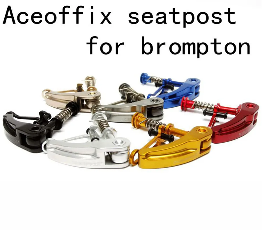 Bicycle Seatposts Clamps Brompton Clamp 7 Colors Bicycle Seatposts