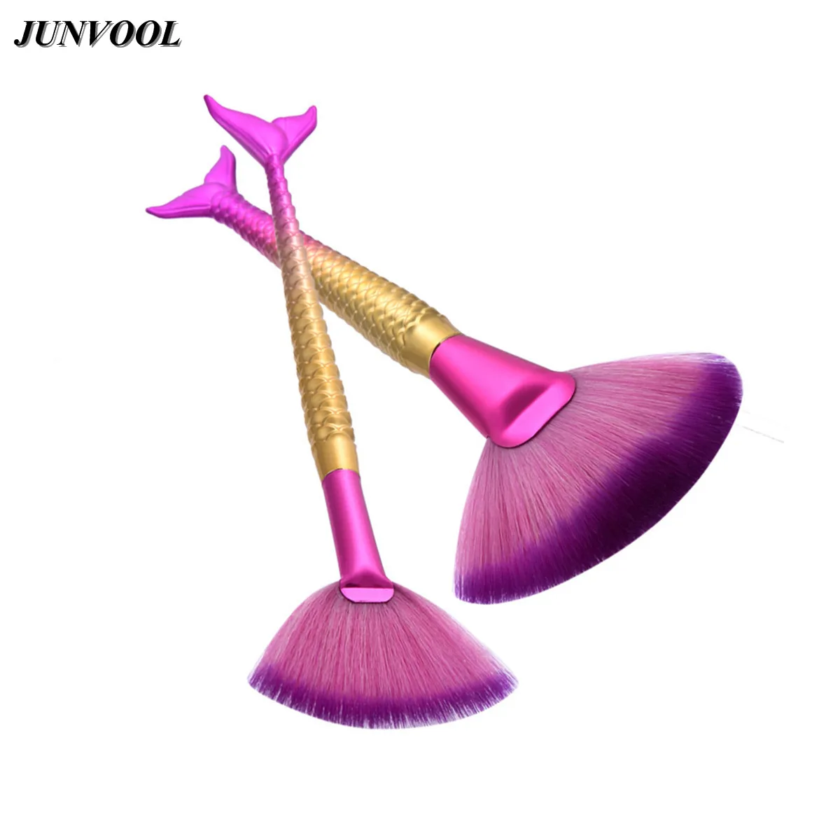 2 шт. кисти для макияжа в форме веера|fan shape makeup brush|makeup brushespowder brush |