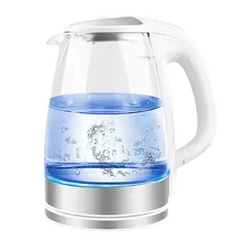 Стеклянный Электрический чайник 304 пищевой нержавеющей стали бытовой двойной против глажки