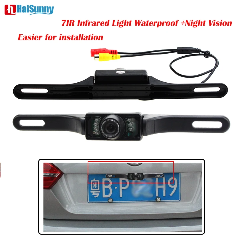 HaiSunny Parking Assist Reverse Camera Kit 7IR Infrared Night Vision