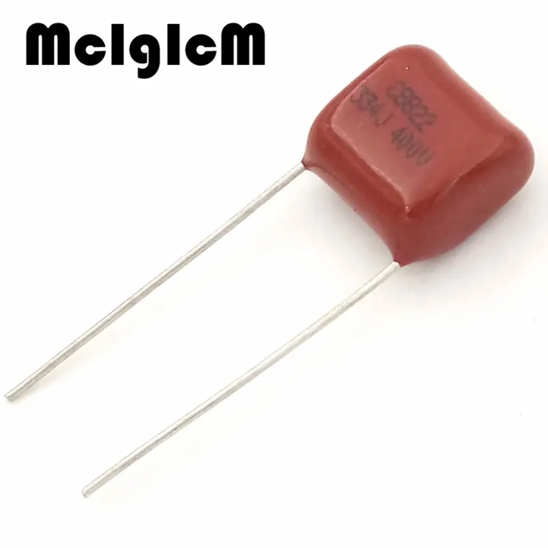 MCIGICM 1000 шт. 334 330nF 400V CBB конденсатор из полипропиленовой пленки высокого разрешения 10 мм 334 330nF 400V