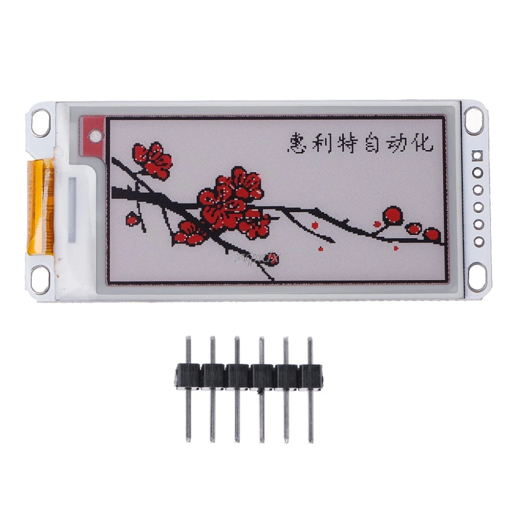 

2.13 Inch E-Paper Module E-Ink Display Screen Module Black Red White Color SPI Z10 Drop ship