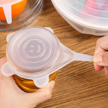 

Food Fresh Keeping Cover Multifunctional Reusable Heat Resistant High Stretch Lid Vegetable Salad Wraps Seal Vacuum Bowl Cover