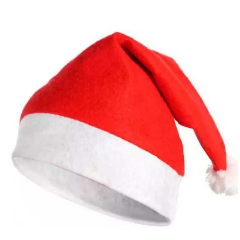 Новые Классические рождественские шапки, рождественские шапки Санта-Клауса, рождественские праздничные подарки для взрослых и детей