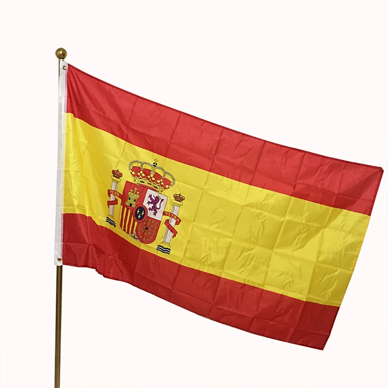 

2018 World Cup 32 strong 100% polyester printing does not fade 3ft * 5ft Spain flag a few wholesale free shipping