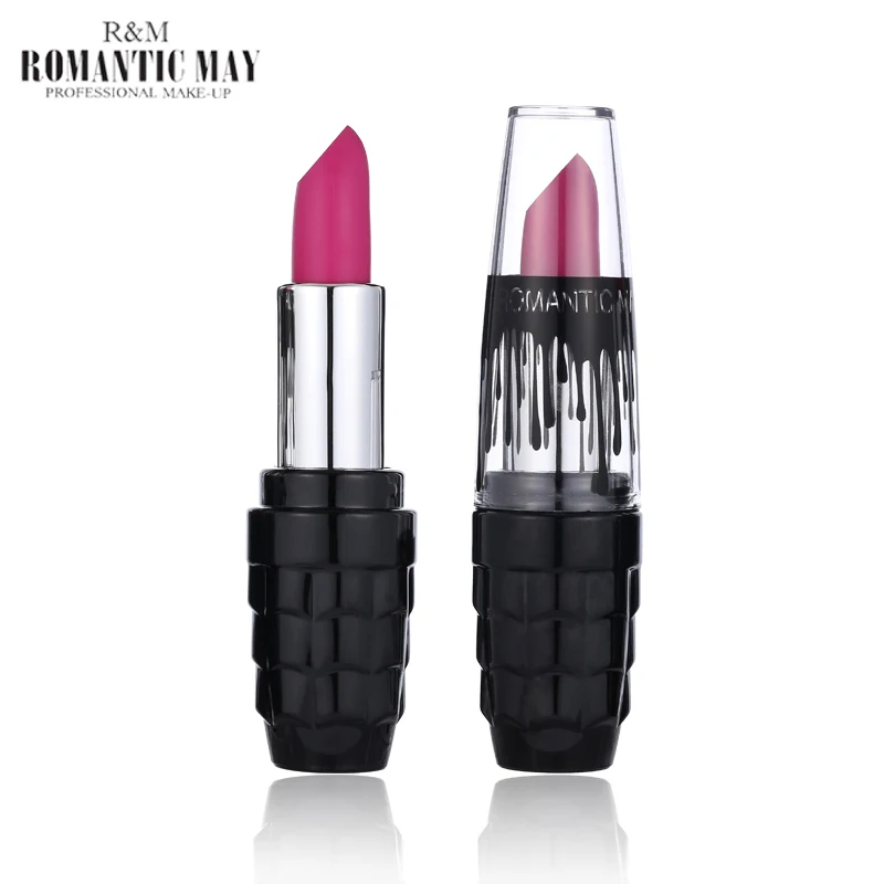 

ROMANTICMAY 1PC Modern Fashion Matte Lipstick Waterproof Moisturizing Nude Lip Gloss Makeup