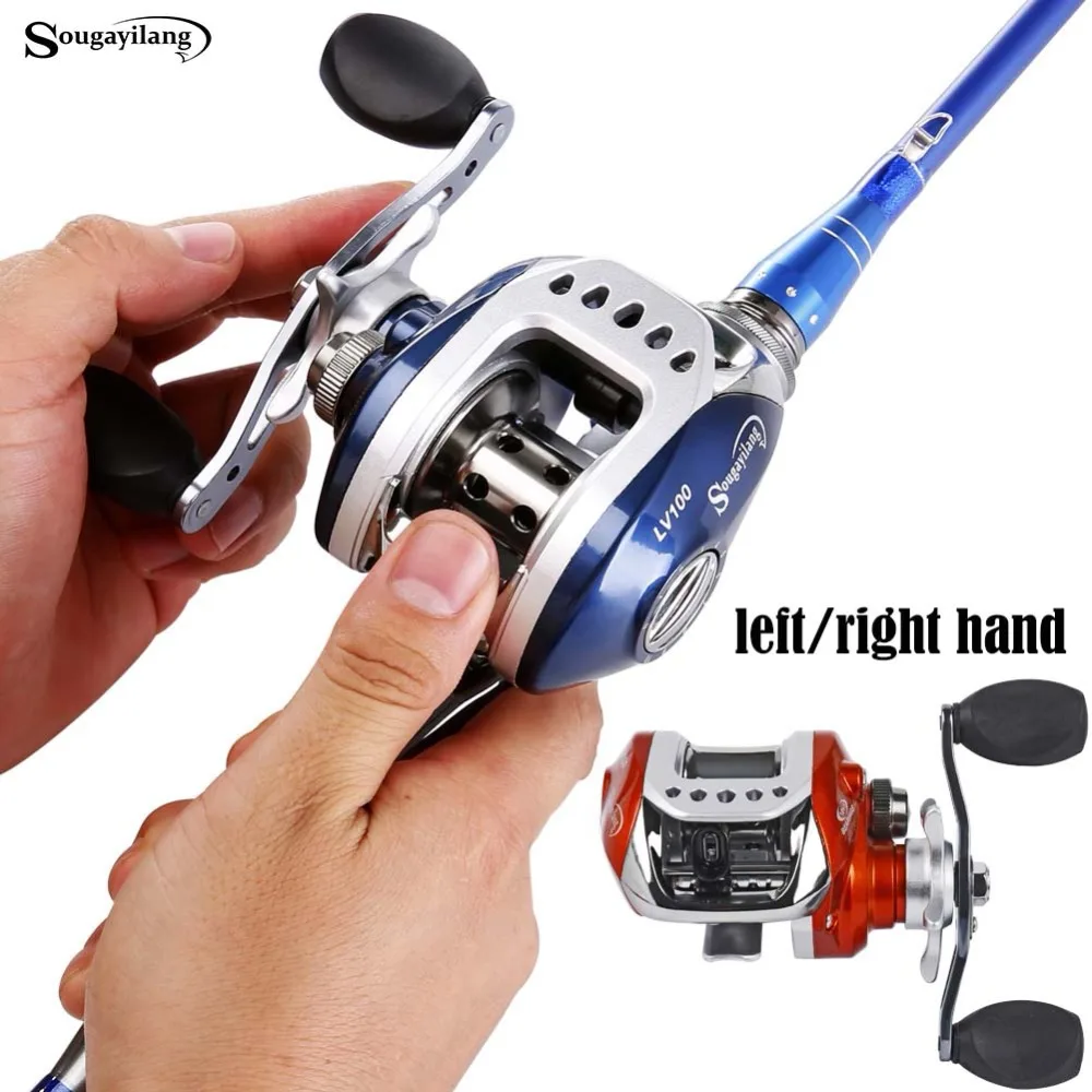 

Sougayilang Stealth Super Light Carbon Body 10+1BB Fresh/Salt Water Carp Baitcasting Fishing Reel Lure Baitcasting Reel Casting