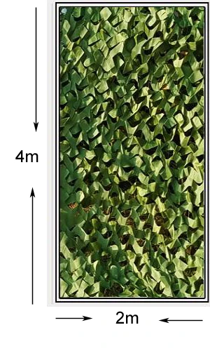 Камуфляжная сетка для кемпинга, 2X3 м, 3X5 м, 4X5 м, 2X7 м, камуфляжная сетка для лесных джунглей, для охоты, стрельбы, рыбалки, укрытие, скрытие сетки - Цвет: 2x4  full green