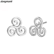 P806 Dongmanli модные ювелирные изделия подростковые серьги с волком Triskele Triskelion Allison Argent серебристые женские серьги