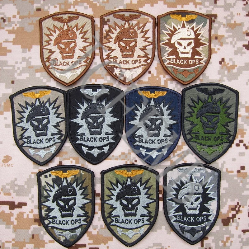 

Black OPS Morale Military Embroidery patch Badges