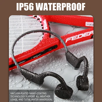 

Bluetooth 5.0 Wireless Headphones Bone Conduction Earphone Outdoor Sport Headset with Microphone Handsfree Headsets