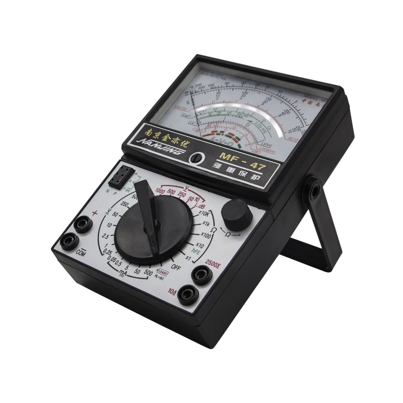 Electrical Blue Pathways Buzzer Capacitance Testing Pointer Multitester MF47 with testing leads