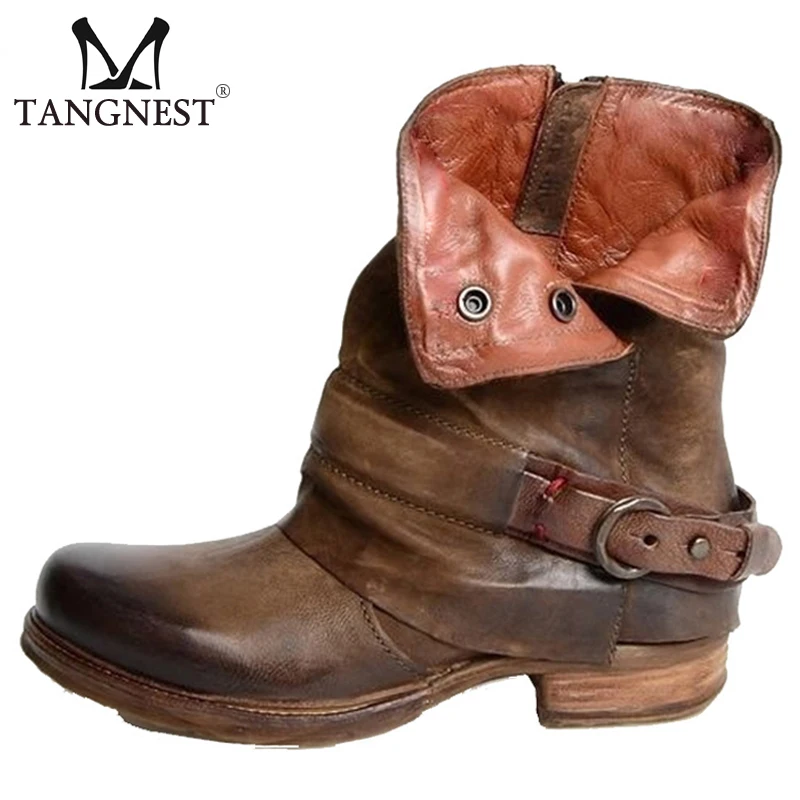 motorbike ankle boots