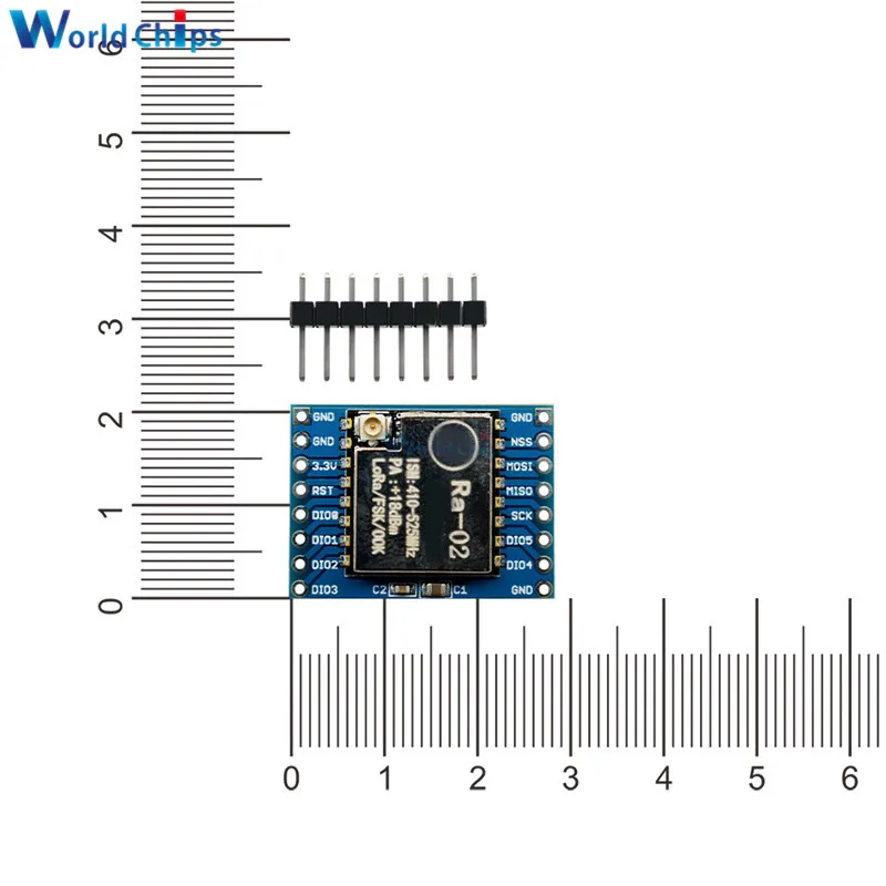 SX1278 433 МГц Ra-02 LoRa модуль 10 км беспроводной распределенный спектр передачи электронный DIY комплект для умного дома измеритель чтения