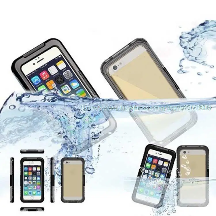 100 pcs  Case for iphone5C/5s/6/6 Plus mobile phone shell waterproof outdoor swimming drifting spa Essentials in total 100 pcs