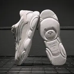 Мужская обувь 2019 г. Новая обувь с мишками обувь для отца удобная спортивная обувь для отдыха