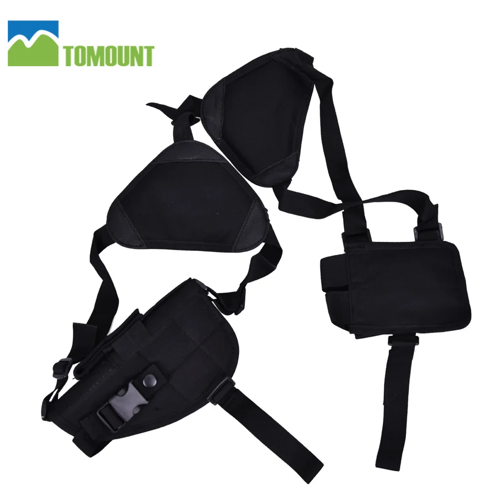 TOMUNT Shooting Double Shoulder Holster Bag Tactical Left Right Hand Gun Pistol Shoulder Holster