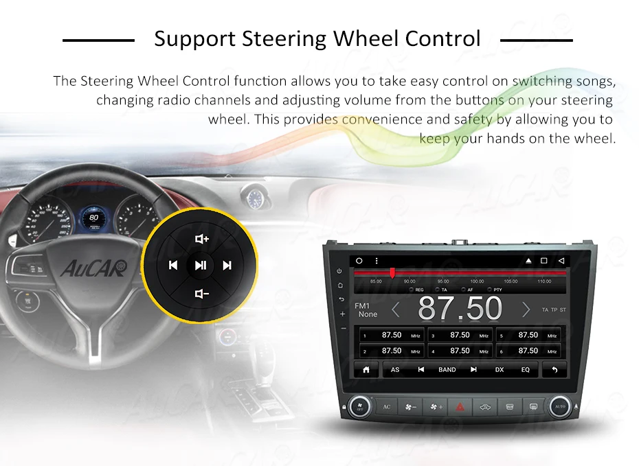 Excellent AuCAR 10.1" Octa Core Android 8.1 2GB+32GB Head Unit Car Radio for Lexus IS250 IS350 2005 2006 2007 2008 2009 2010 2011 4G RDS 14