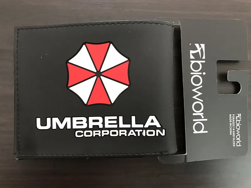 Кошелек Biohazard и Umbrella dwant EVIL кошелек аниме держатель для карт и фотографий подарок Короткие Кошельки Сумка для игр