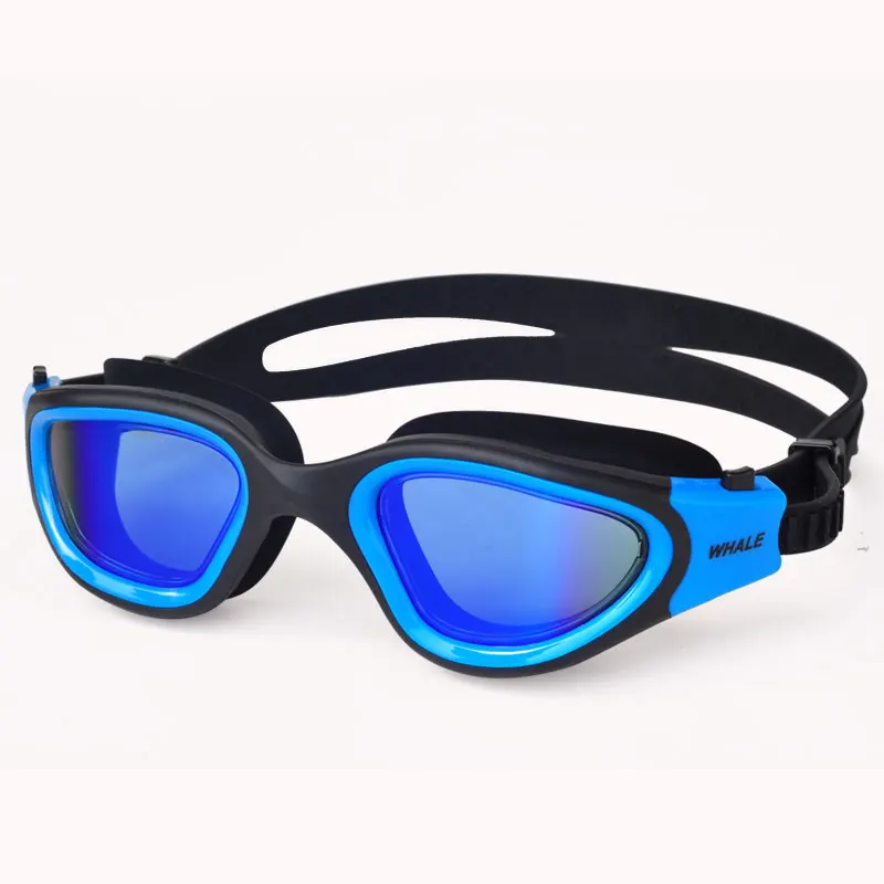 Whale silicone Swimming Glasses for the Poor swim goggles Anti-fog UV swim Goggles for Men women diopters sports