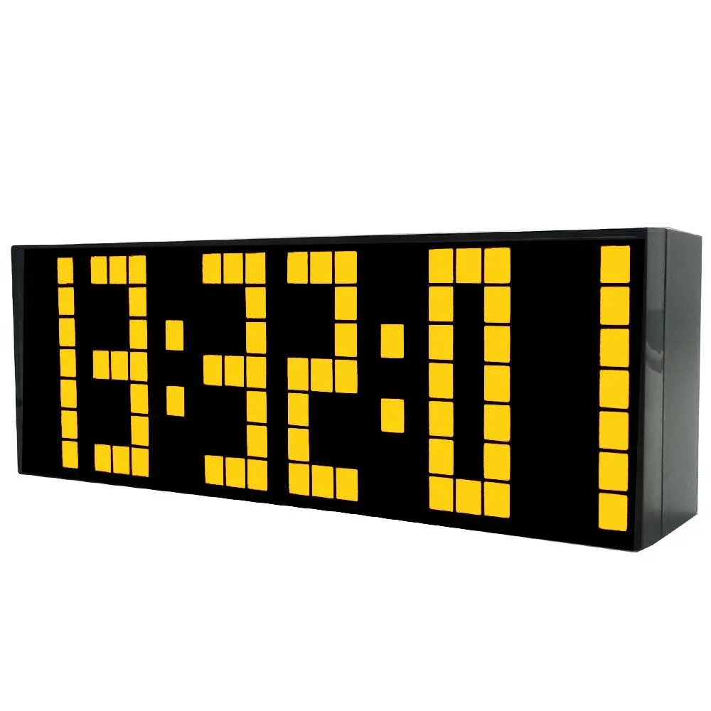  Big Digit LED Display Multi-function Bedroom Alarm Clock Desk Clock Table Clock With Soft Night Lig - 32533882798