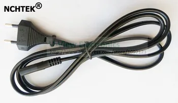 

NCHTEK AC Power Cable Lead EU 2 Prong Figure 8 For Charger PS2 PS3 Laptop,Euro Round Plug Power Cable 1.5M/Free Shipping/10PCS