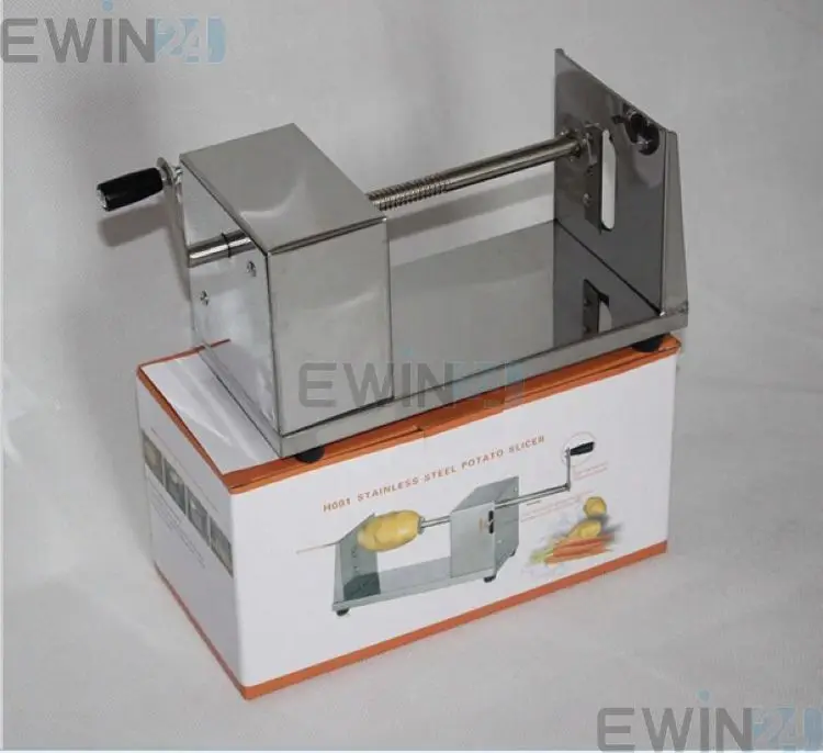 Stainless Steel  Potato Slicer Cutter Carrot Spiral Cutting Machine Vegetable Tools (7)